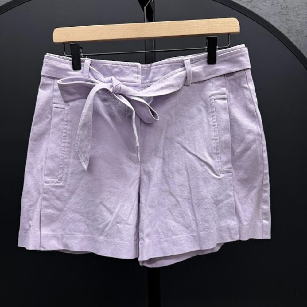 Trina Turk Bayshore Drive Belted Purple Shorts